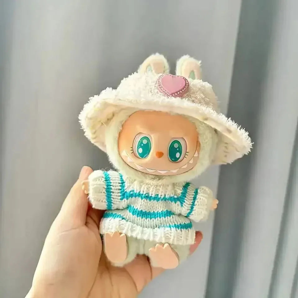 Labubu Striped Sweater Outfit