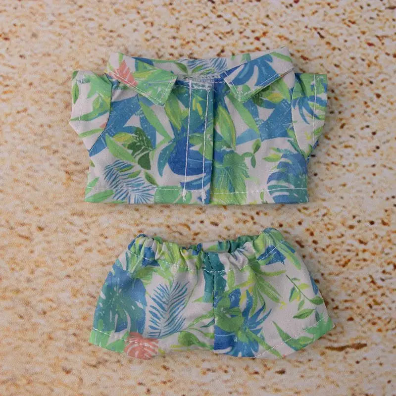 Labubu Hawaiian Outfit Set