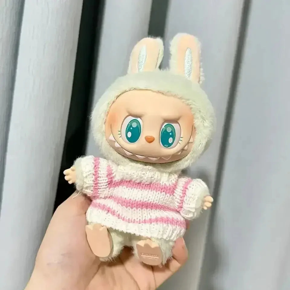 Labubu Striped Sweater Outfit