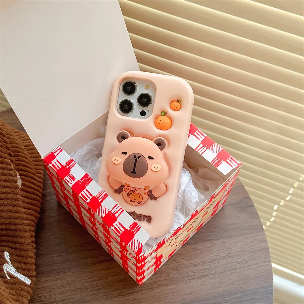 Capybara Cartoon Phone Case