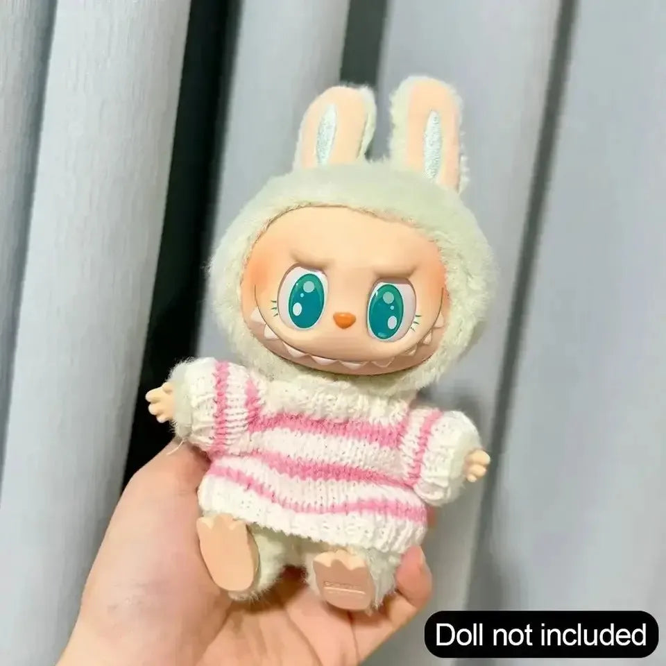 Labubu Striped Sweater Outfit