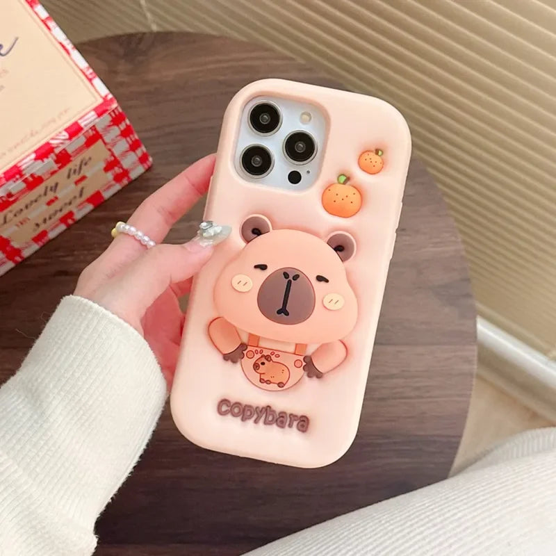 Capybara Cartoon Phone Case