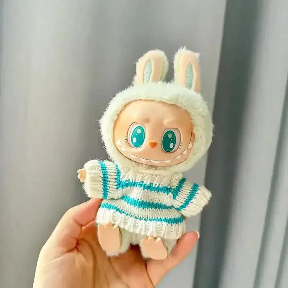 Labubu Striped Sweater Outfit