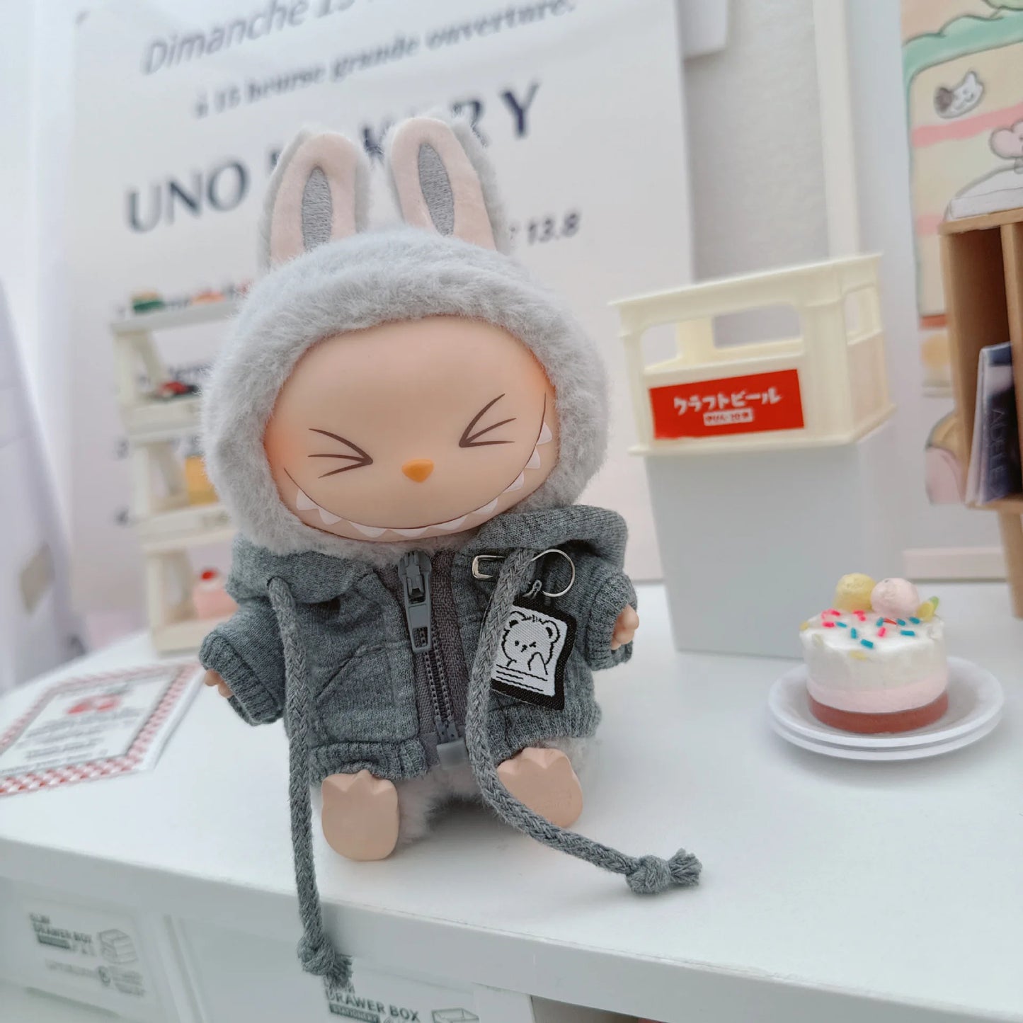 Labubu Hoodie Outfit Set