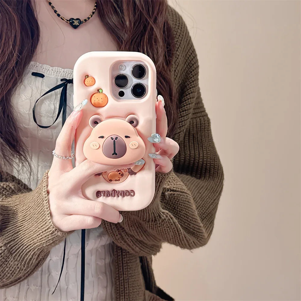 Capybara Cartoon Phone Case