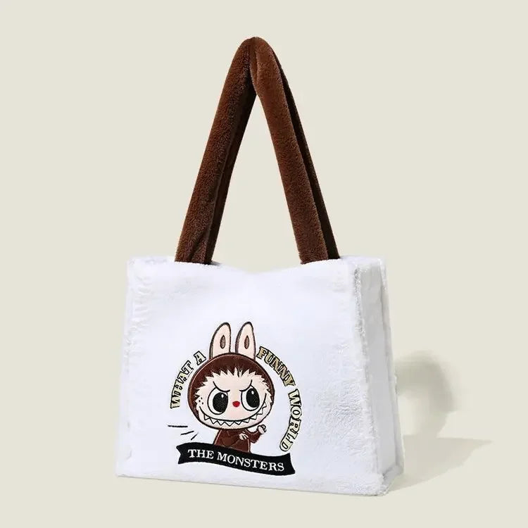 Plush Velvet Tote Bag