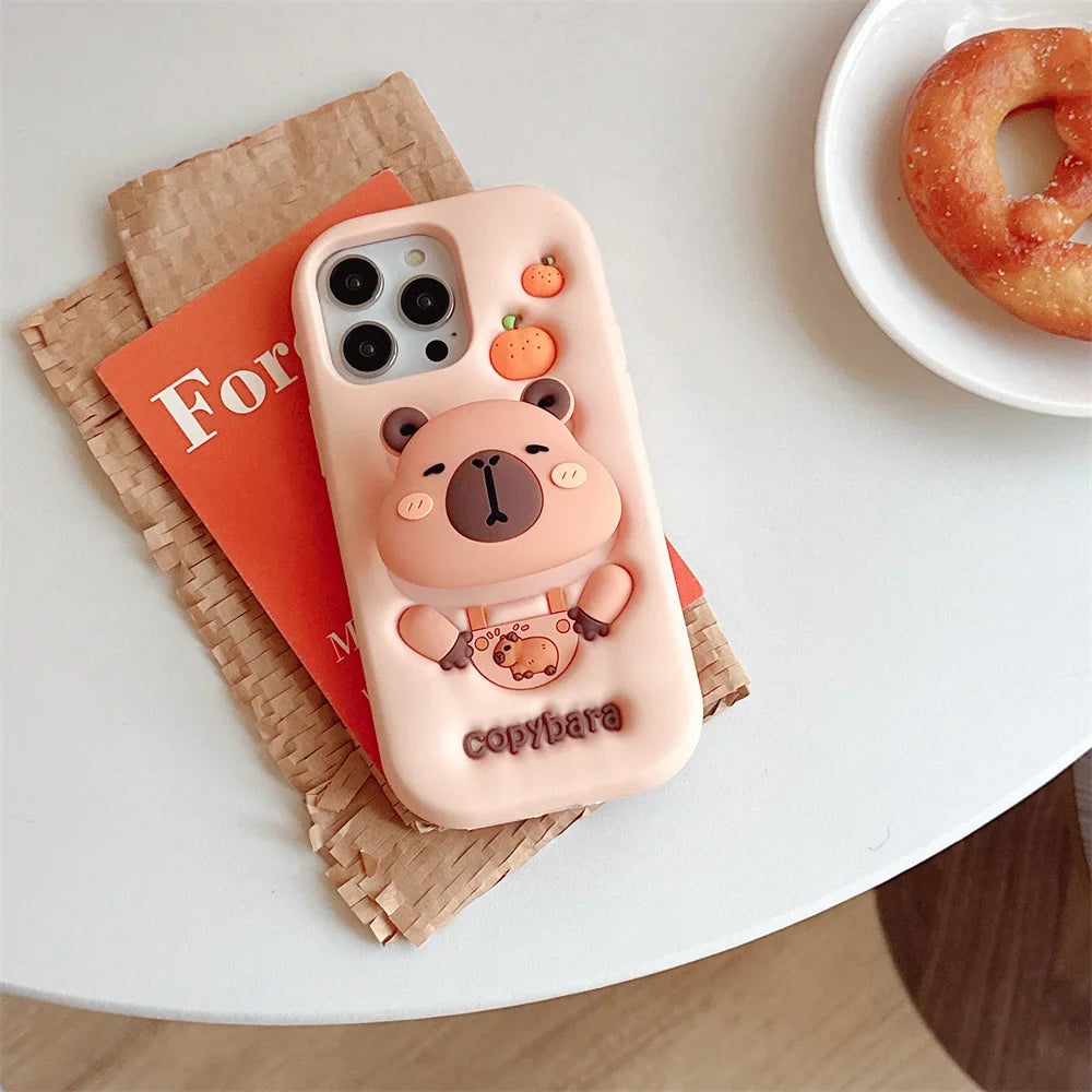 Capybara Cartoon Phone Case