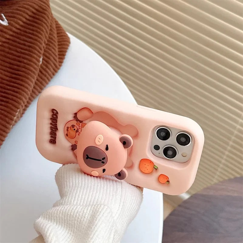 Capybara Cartoon Phone Case