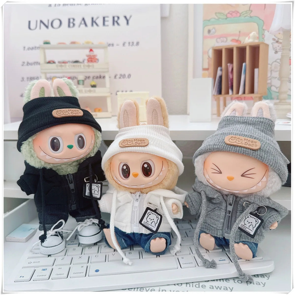 Labubu Hoodie Outfit Set