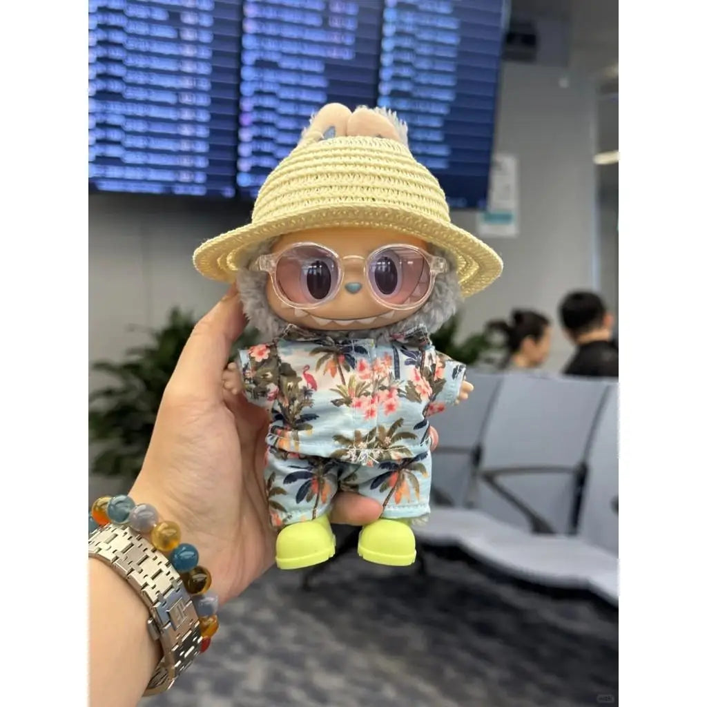 Labubu Hawaiian Outfit Set
