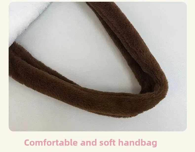 Plush Velvet Tote Bag