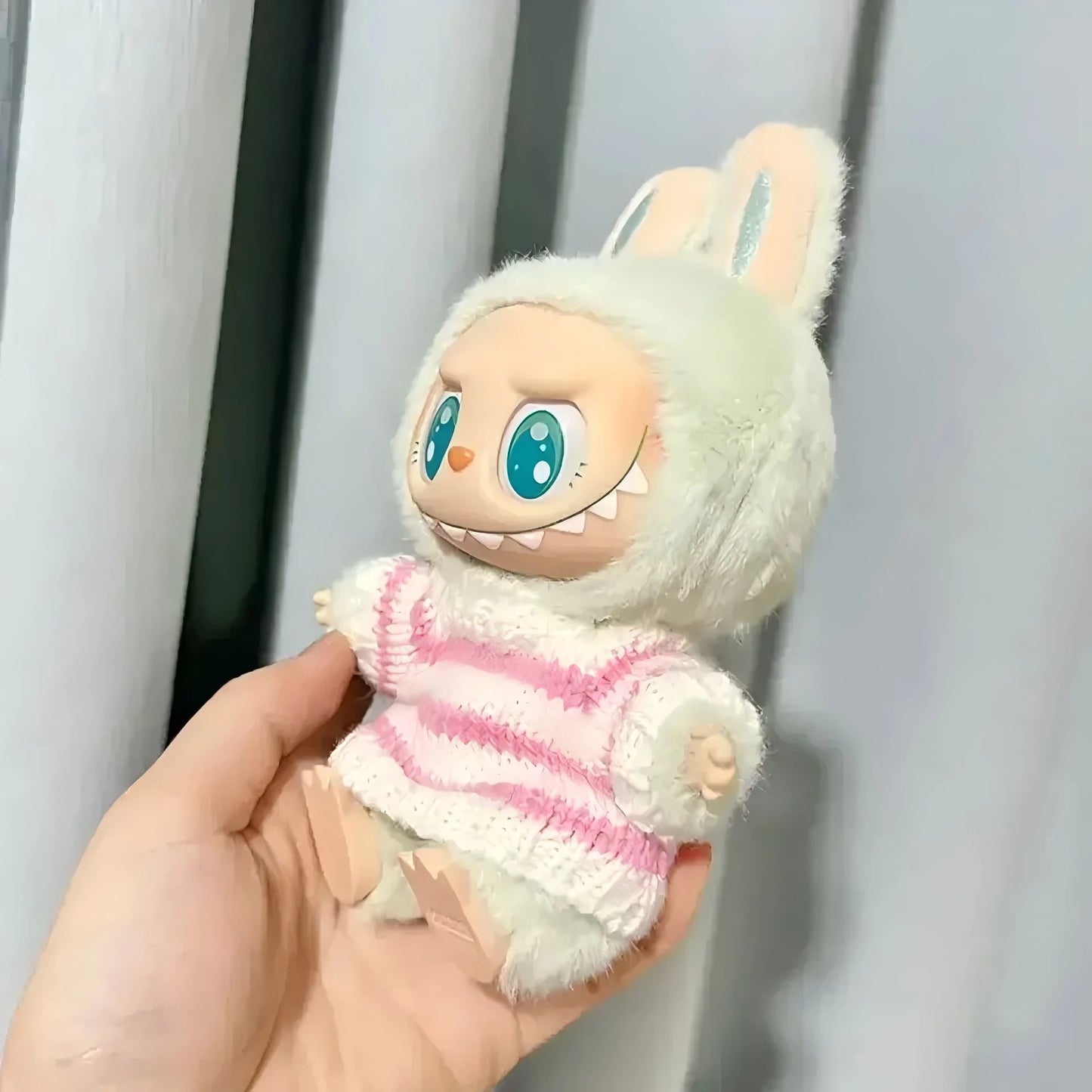 Labubu Striped Sweater Outfit