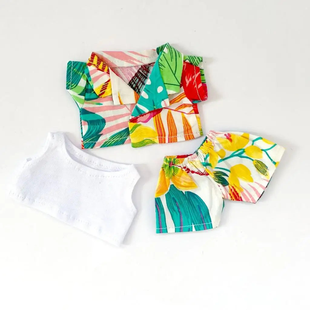 Labubu Hawaiian Outfit Set