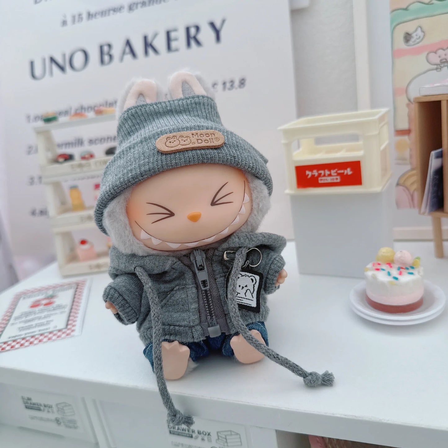 Labubu Hoodie Outfit Set