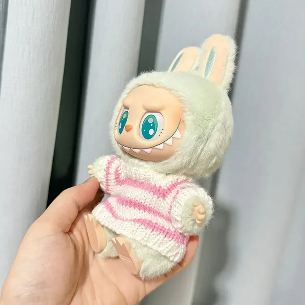 Labubu Striped Sweater Outfit