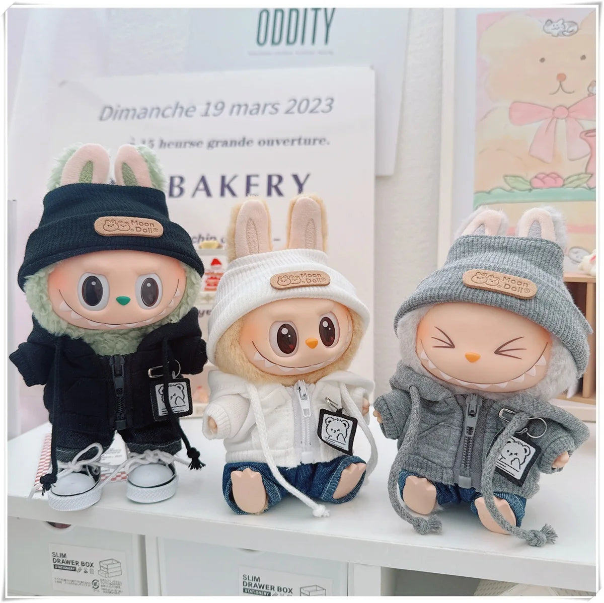 Labubu Hoodie Outfit Set