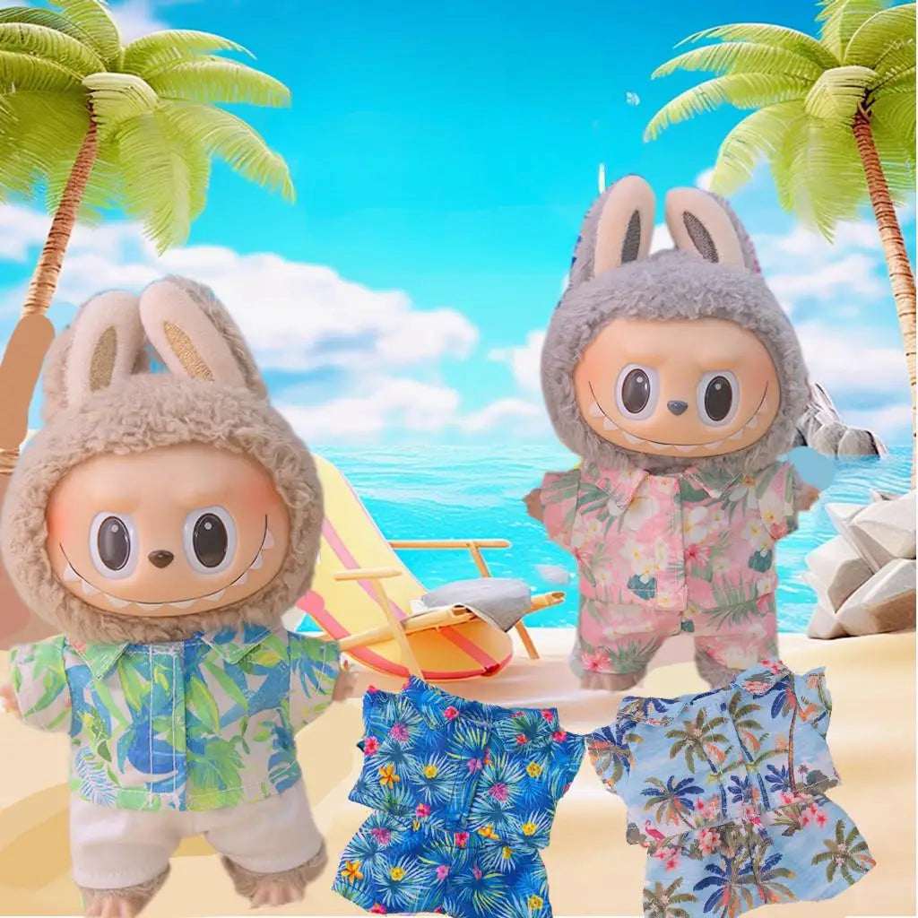 Labubu Hawaiian Outfit Set