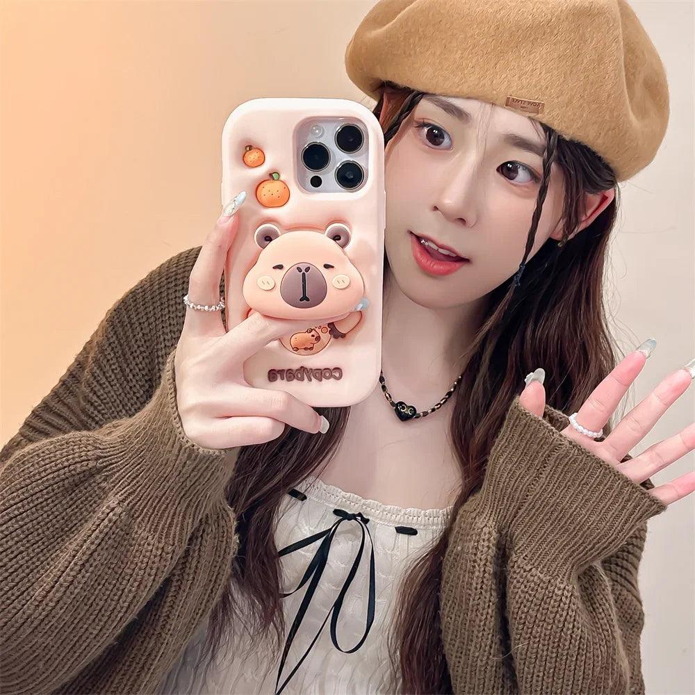 Capybara Cartoon Phone Case