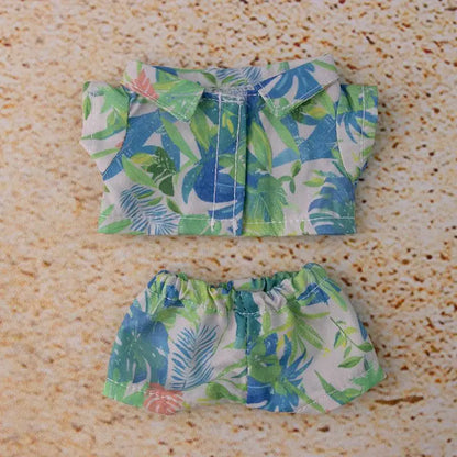 Labubu Hawaiian Outfit Set