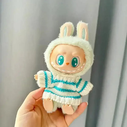 Labubu Striped Sweater Outfit