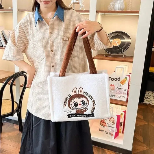 Plush Velvet Tote Bag