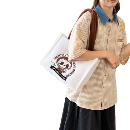 Plush Velvet Tote Bag