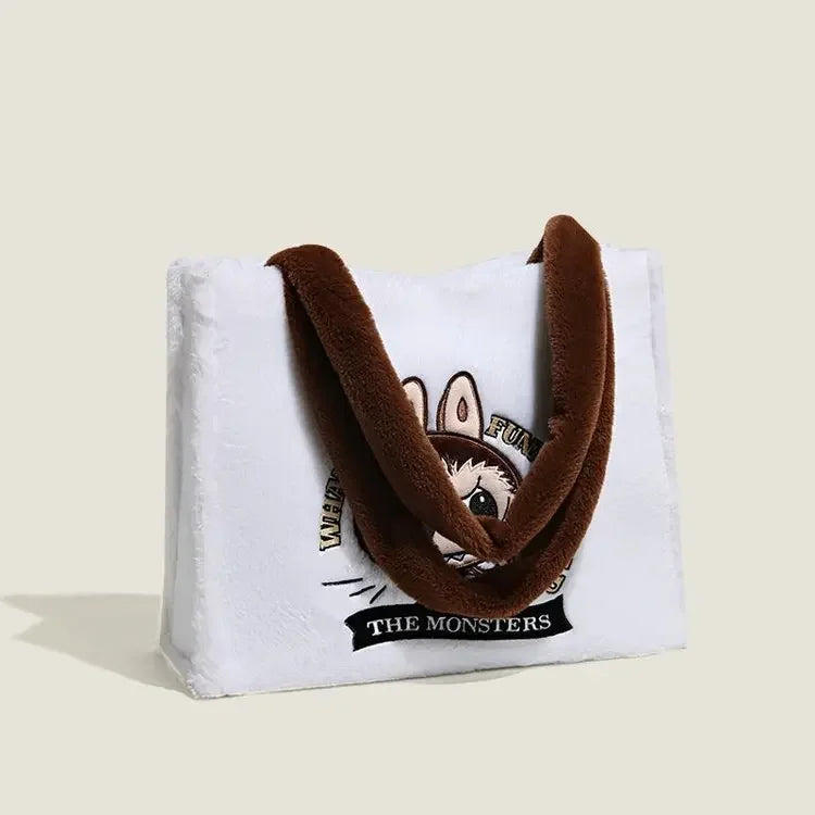 Plush Velvet Tote Bag