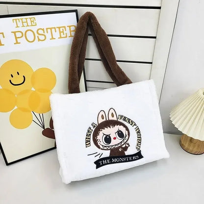 Plush Velvet Tote Bag