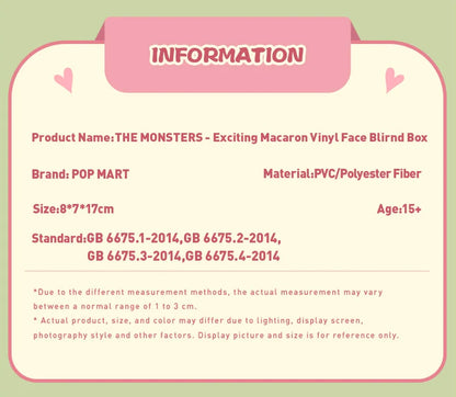 Monsters Macaron Blind Box