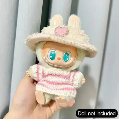 Labubu Striped Sweater Outfit