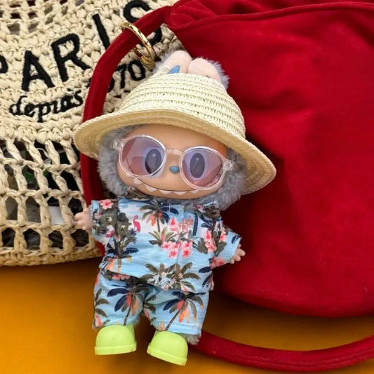 Labubu Hawaiian Outfit Set