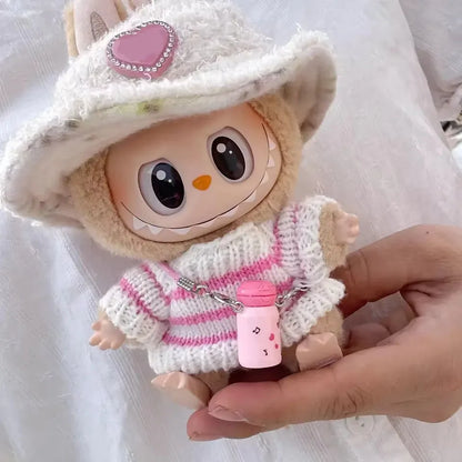 Labubu Striped Sweater Outfit