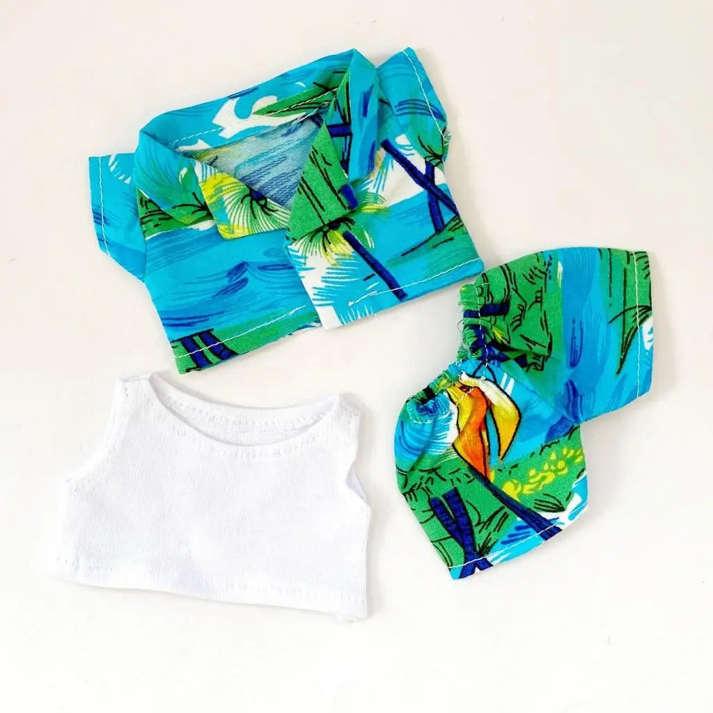 Labubu Hawaiian Outfit Set